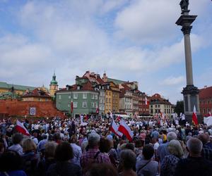 Protest katechetów w Warszawie 21.08.2024