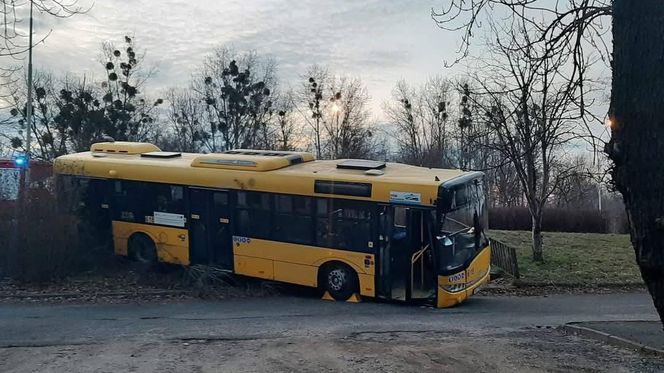 Wypadek z udziałem autobusów w Katowicach