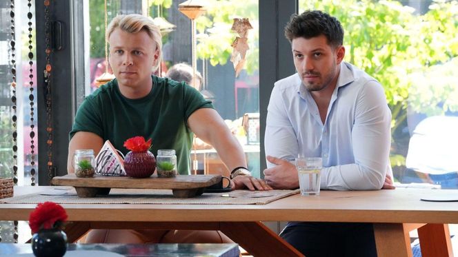 Barwy szczęścia odc. 3249. Justin (Jasper Sołtysiewicz), Patryk (Konrad Skolimowski)