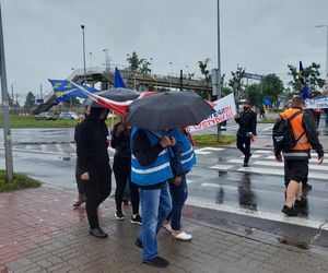 Strajk kolejarzy Bydgoszcz 28.07.25
