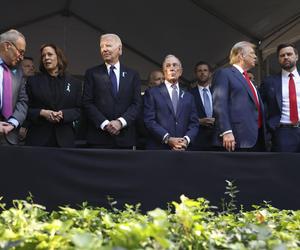 Biden, Harris i Trump razem na Ground Zero. Wspólnie uczcili pamięć ofiar ataków na WTC