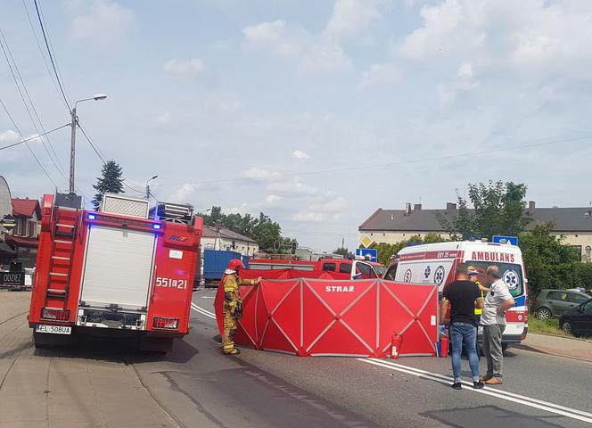 Śmiertelne potrącenie kobiety w centrum Wielunia