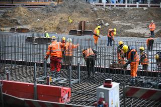 Prace budowlane na stacji kolejowej Warszawa Zachodnia