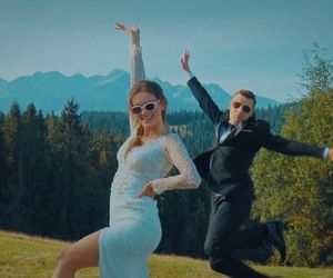 M jak miłość, odcinek jubileuszowy. Franka (Dominika Kachlik), Paweł (Rafał Mroczek)