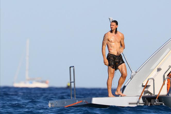 Zlatan Ibrahimović z rodziną na jachcie