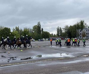Ćwiczenia policjantów i strażników miejskich
