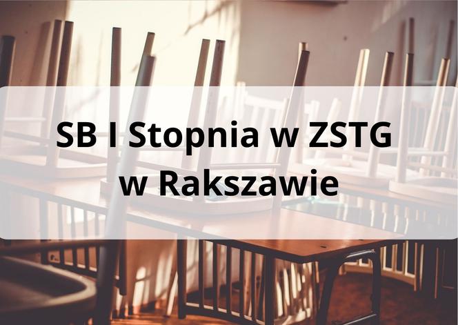 SB I Stopnia w ZSTG w Rakszawie - opinia pozytywna Kuratorium Oświaty 