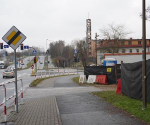Prace przy Wojewódzkiej Stacji Pogotowia Ratunkowego w Żorach