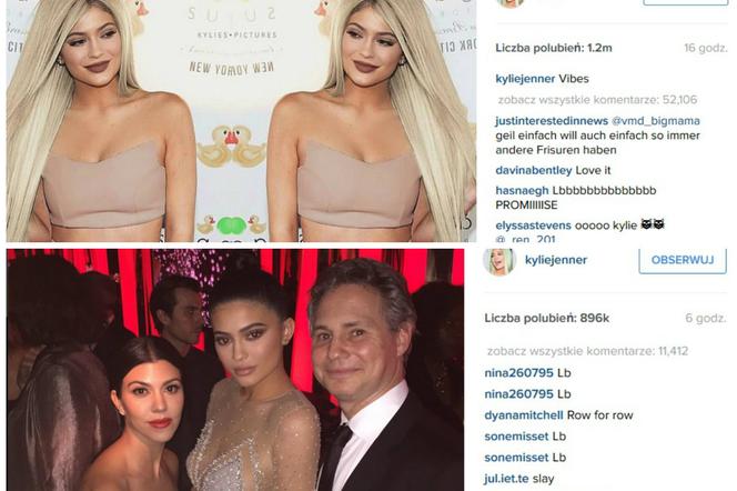 Kylie Jenner włosy