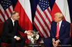 Prezydent Andrzej Duda spotkał się z Donaldem Trumpem