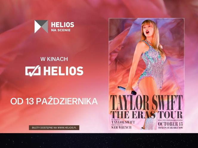 W ramach cyklu „Helios na Scenie” koncert Taylor Swift – „The Eras Tour” już od 13 października w siedleckim kinie!