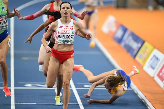 Anna Wielgosz, bieg na 800 m w Apeldoorn