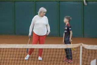 Julia Przyłębska na korcie