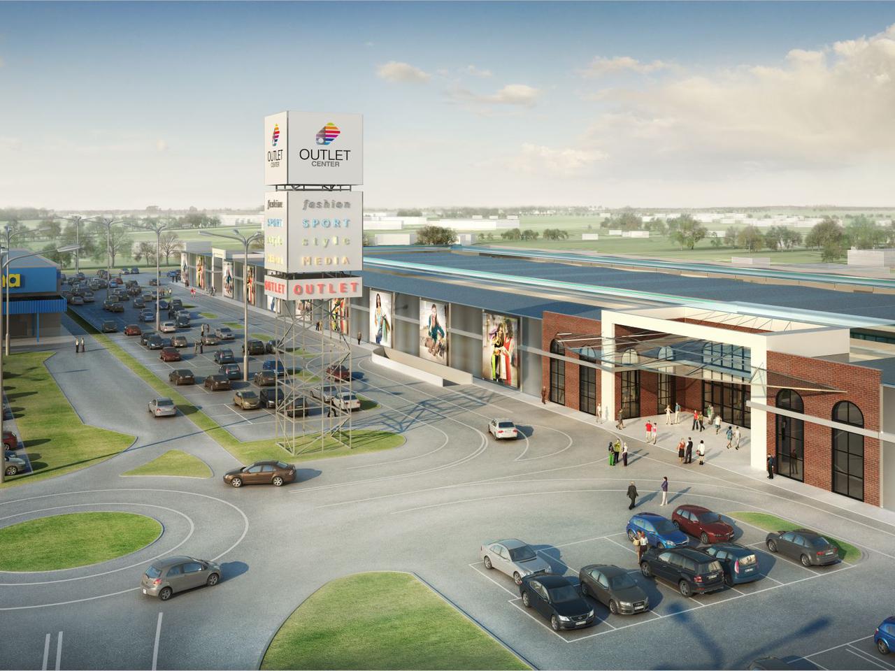 Centrum handlowe – Outlet Center. Nowa inwestycja ADV Por Property Investment w Białymstoku 
