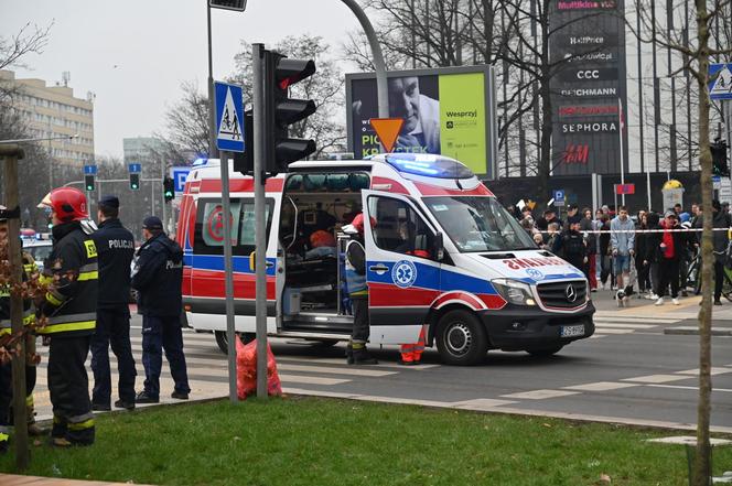 Wypadek w Szczecinie plac Rodła 