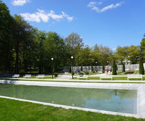 Różanka w Parku Planty po remoncie