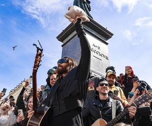 Jared Leto na Rynku Głównym w Krakowie