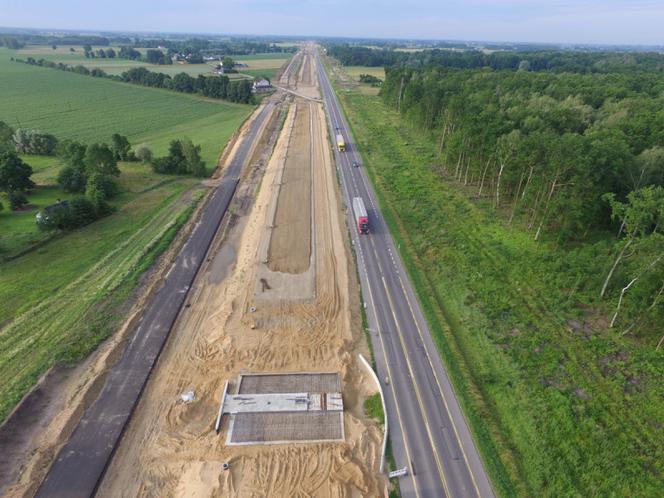 Budowa S7 Napierki - Płońsk. Uwaga na zmiany w organizacji ruchu [ZDJĘCIA]