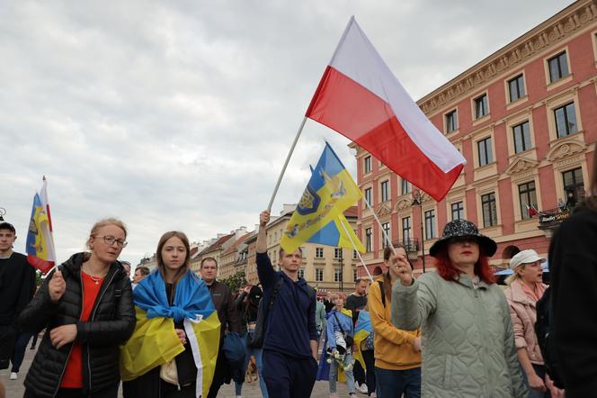 Ogromna manifestacja wdzięczności Ukraińców. „Przyjaciele, dziękujemy”