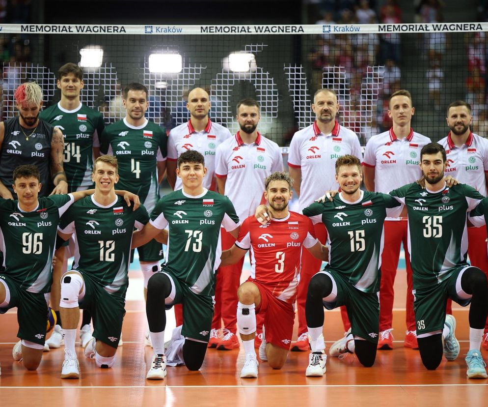 Siatkówka. Mecz Polska-Serbia. Memoriał Huberta Jerzego Wagnera w Krakowie