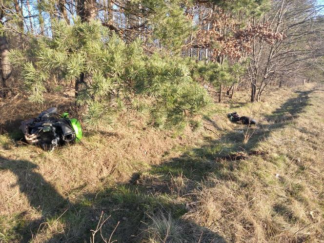 Doszło do wypadku z udziałem motocyklisty. Niestety, dzień później zmarł w szpitalu