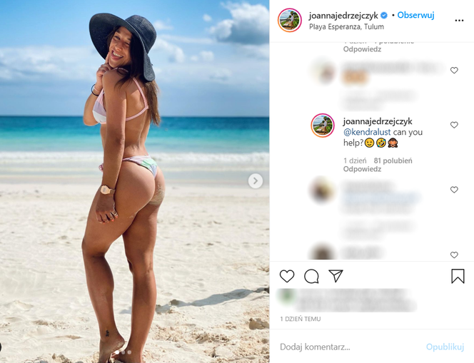 Joanna Jędrzejczyk odpowiedziała Kendrze Lust