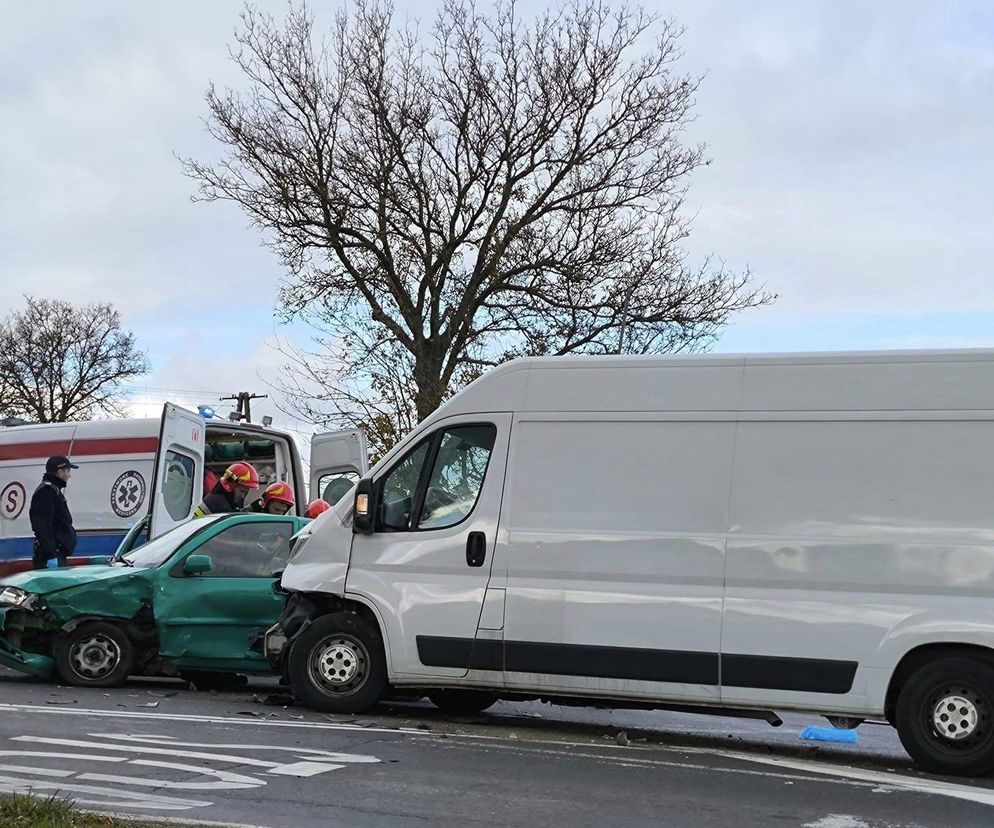 Wypadek DK46 powiat częstochowski