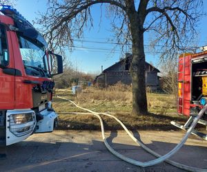 Pożar na osiedlu Bugaj w Starachowicach