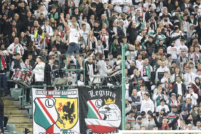 Legia Warszawa - Lech Poznań: Zdjęcia kibiców z klasyku i 13. kolejki PKO BP Ekstraklasy