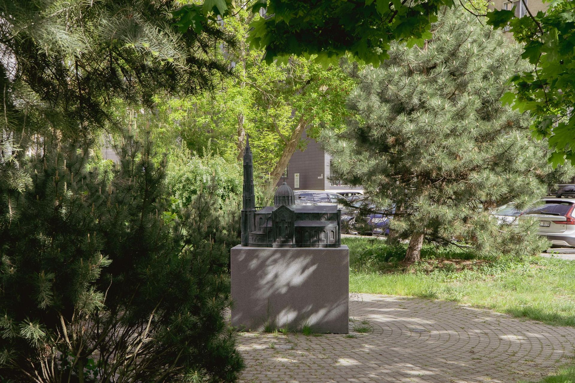 Kościół projektu Wiwulskiego / Dom Kultury Budowlanych w Wilnie