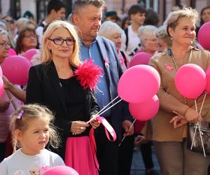 W centrum Lublina królował róż! Przez miasto przeszedł Marsz Różowej Wstążki