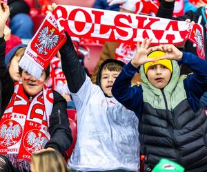 Kibice na meczu Polska – Mołdawia