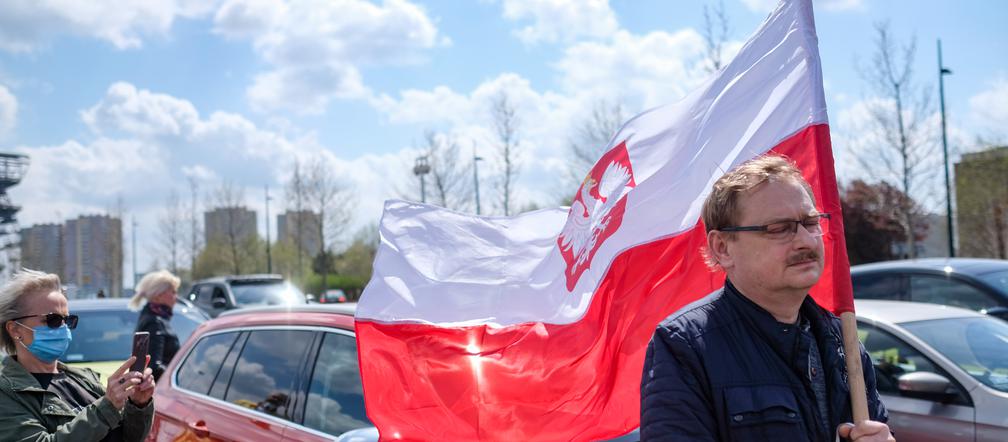 Protest przedsiębiorców w Katowicach.