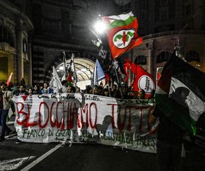 Demonstracja propalestyńska we Włoszech