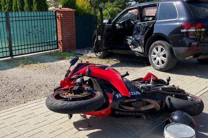 Świdnik: Wypadek motocyklisty na ul. Kusocińskiego. 39-latek nie żyje
