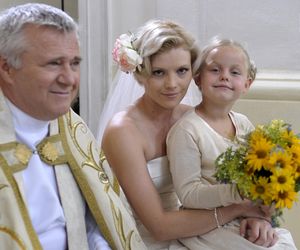 Włodzimierz Matuszak i Karolina Nolbrzak w serialu Plebania