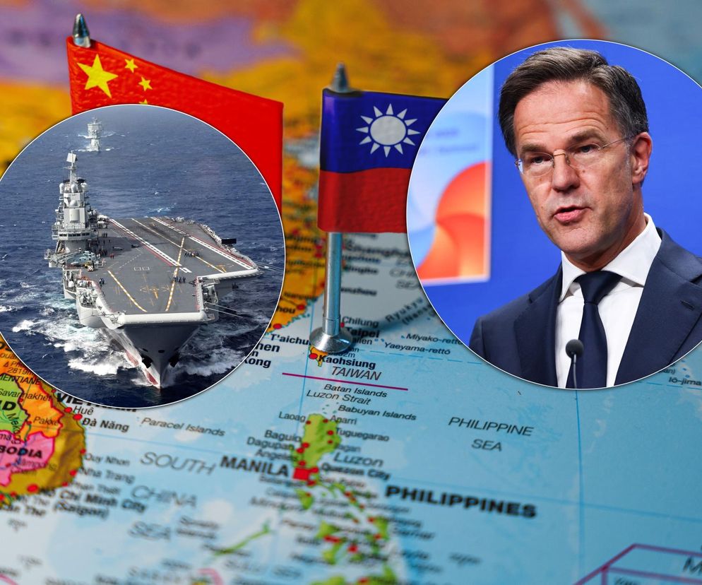 Rutte o inwazji Chin na Tajwan