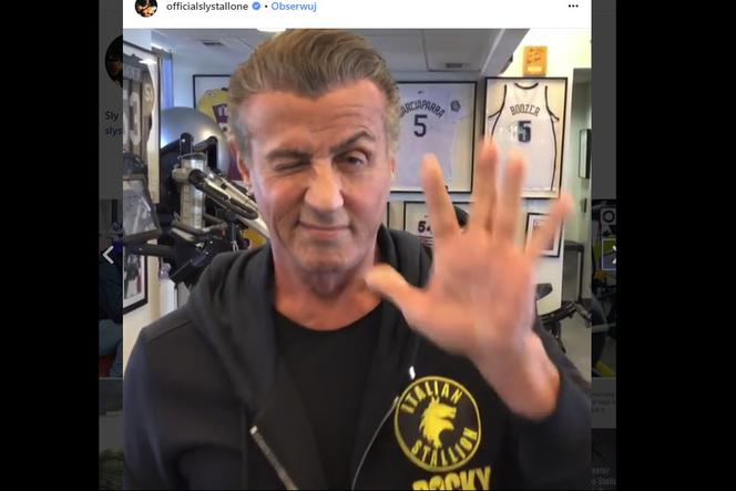 Sylvester Stallone udowadnia, że żyje