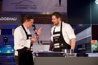 Wojciech Modest Amaro gotował podczas Porsche Gourmet Tour Wrocław