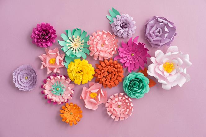 Kwiaty z papieru 3D