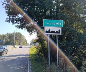 Panika w Czosnówce po upadku drona.