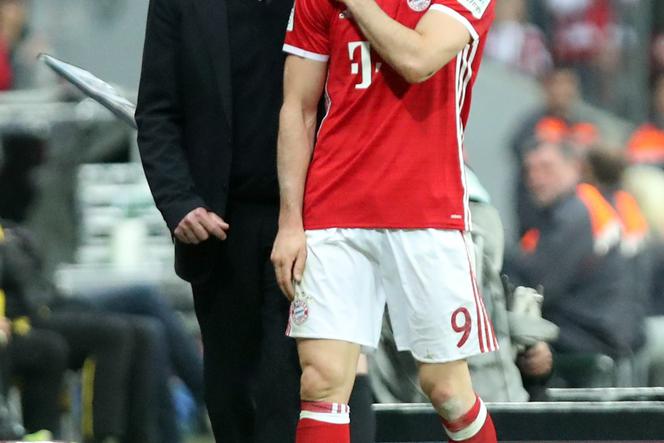 Carlo Ancelotti i Robert Lewandowski