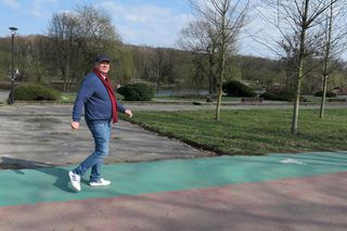 Michał Wójcik w Parku Śląskim