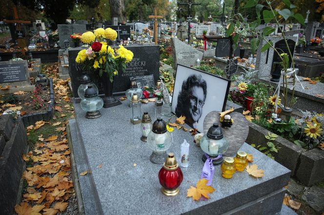 Tak wygląda grób Zbigniewa Wodeckiego
