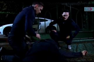 Barwy szczęścia odc. 1418. Andrzej Tomala (Bartłomiej Nowosielski), Władek (Przemysław Stippa), Darek Janicki (Andrzej Niemyt)