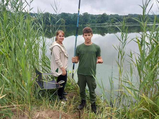 Rodzinne zawody wędkarskie na Pasterniku w Starachowicach 1.07.2023