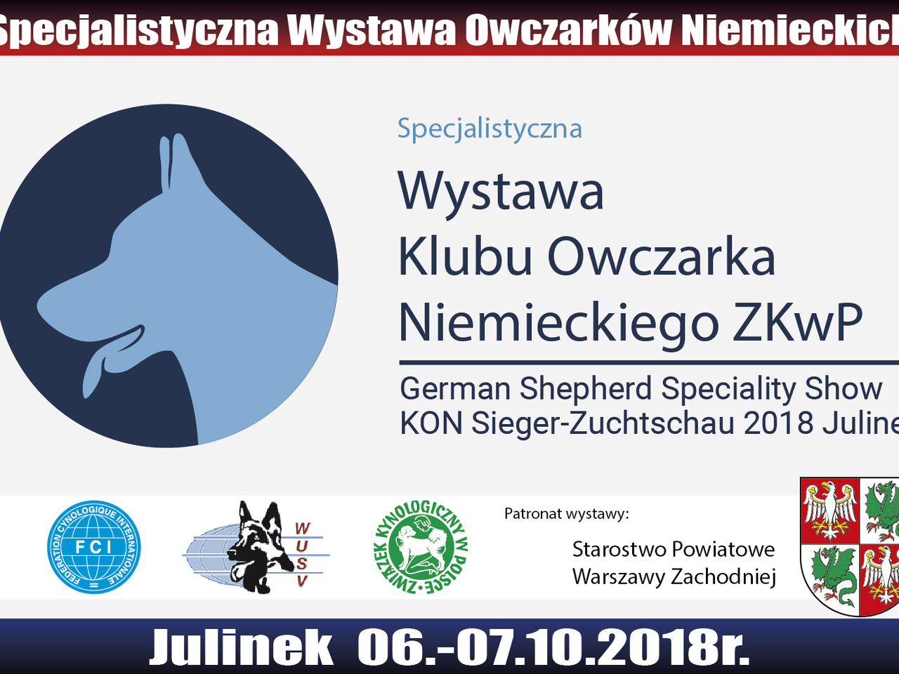 Wystawa owczarka niemieckiego w Julinku