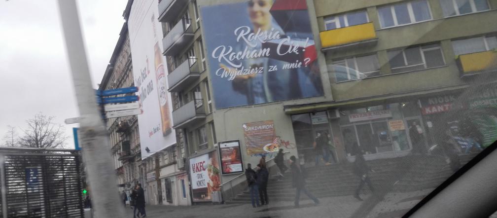Wrocławianie wyznaja uczucia na billboardach