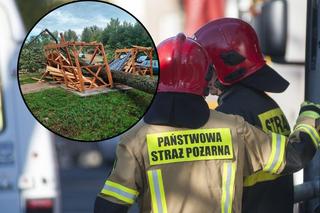 Kilkadziesiąt interwencji strażaków po burzach. Miejscami nie było prądu