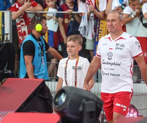 Ronaldinho na Stadionie Śląskim w meczu gwiazd Polska - Brazylia